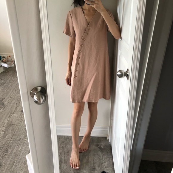 EDITOR'S MARKET Slash-Button Dress - Picture 1 of 5